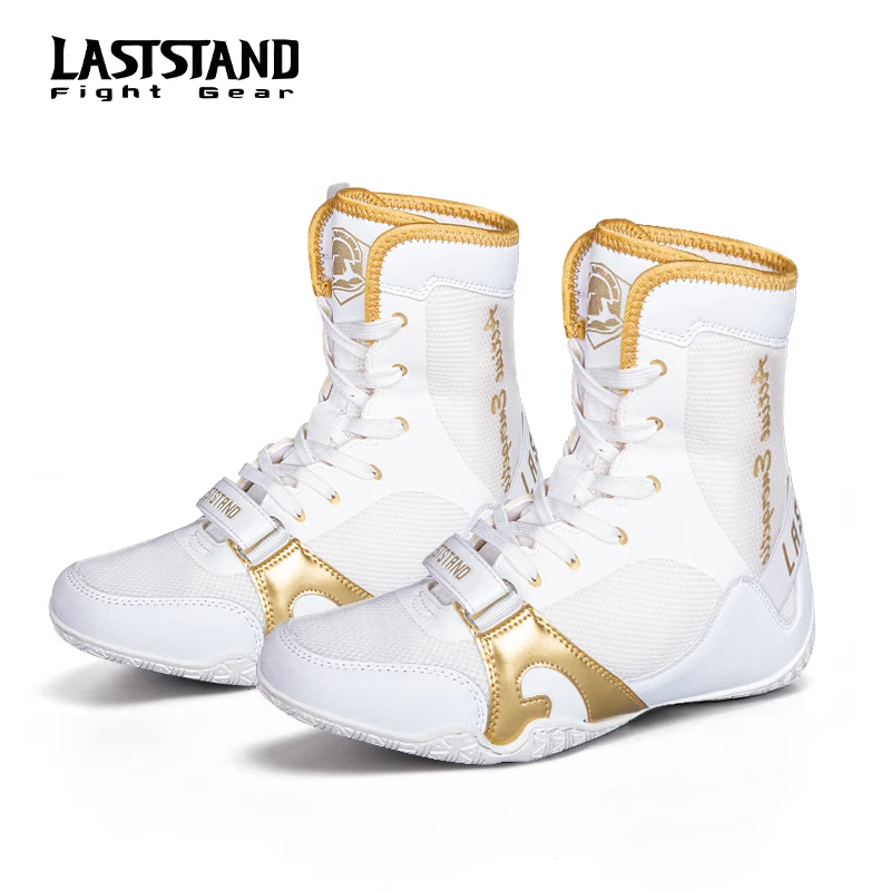 意立者拳击鞋男女专业比赛训练高帮室内拳击鞋摔跤搏击格斗拳击靴