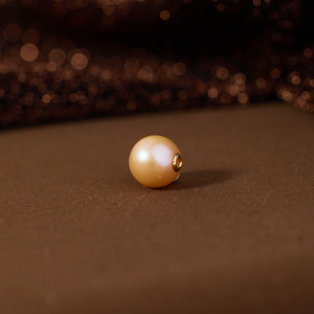 18K金珍珠路路通吊坠（卡6）E7793