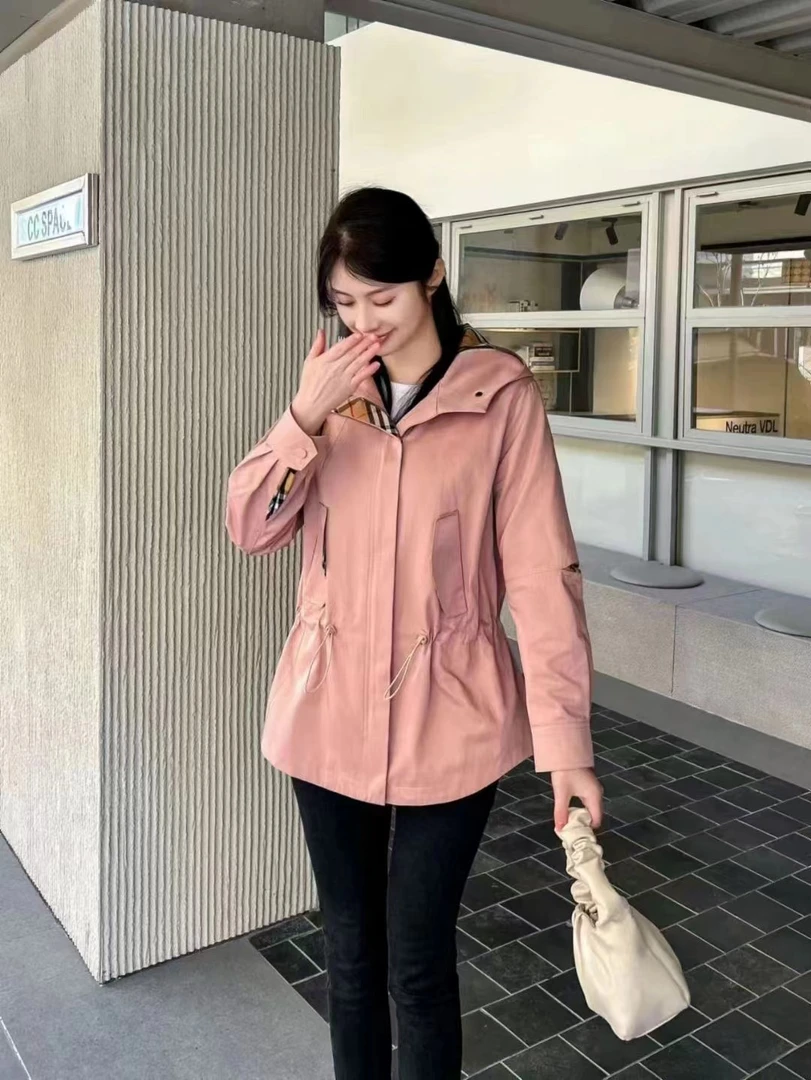 【胜华优选】宝丽经典纯色风衣外套-82415