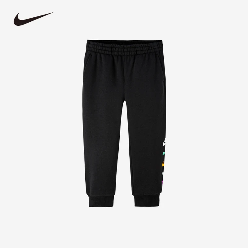 NIKE【达人】耐克春季舒适儿童童装加绒休闲裤运动百搭针织长裤K376