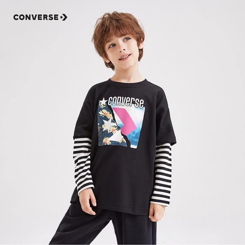 Converse匡威童装旗舰店男童长袖T恤CNVB-LK-B980