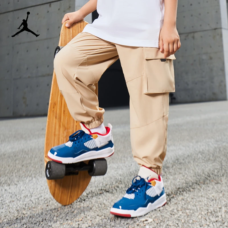 AirJordan儿童男童装宽松夏季百搭时尚针织休闲裤长裤JDB-WP-C536