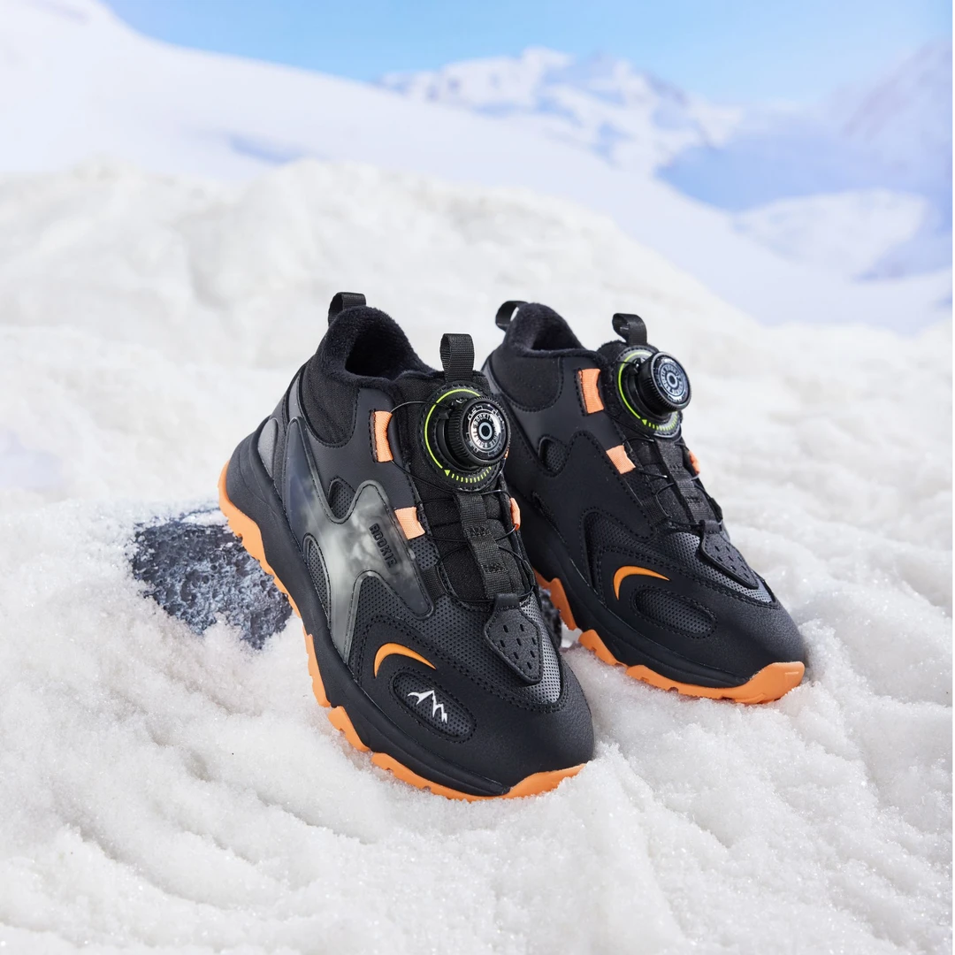 ROOKIE儿童童男童缓震防滑冬季鞋棉鞋二棉鞋休闲鞋RK24Q4017男