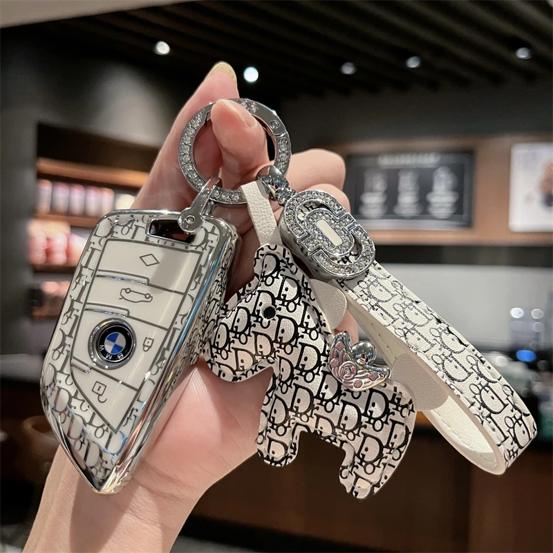 宝马5系钥匙套530/3系1系7系x1x2x3x4x5x6刀锋壳320li车i3扣ix3包