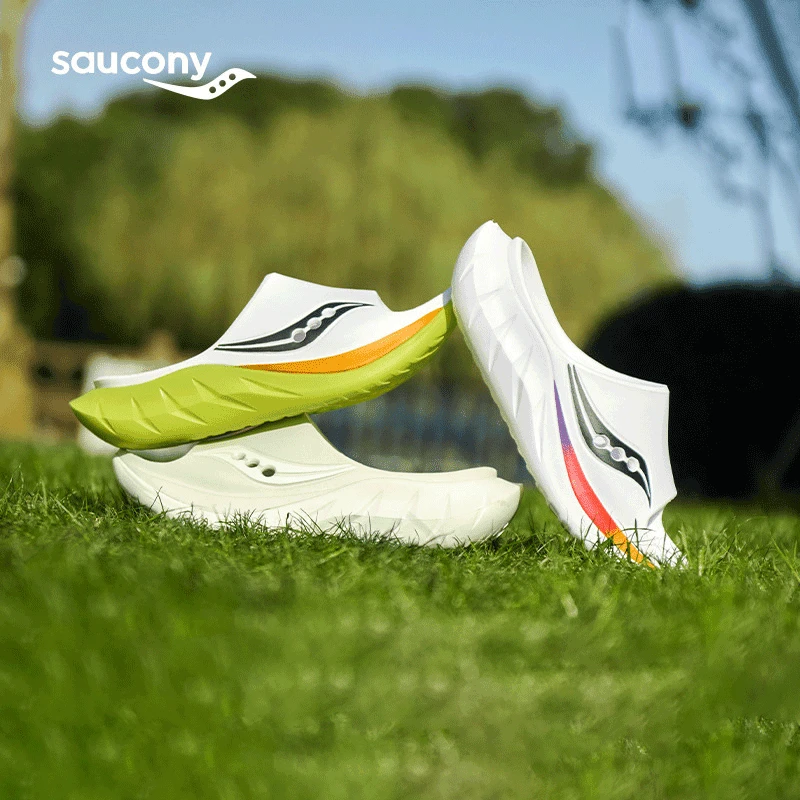 曾舜晞同款Saucony索康尼Cradle2运动拖鞋男沙滩鞋子外穿凉女厚底