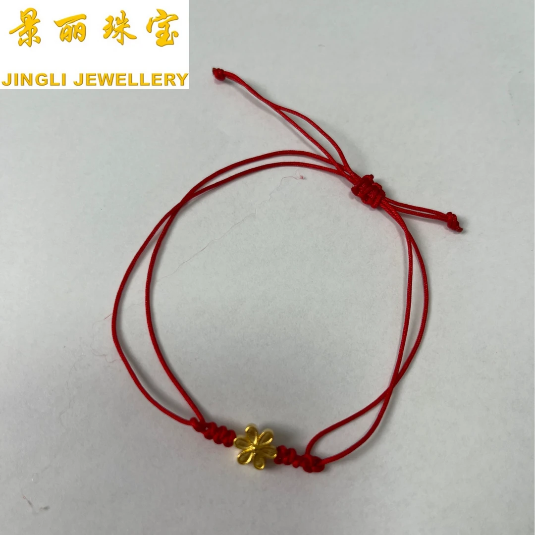 景丽珠宝新款足金999粉丝福利百搭简约气质送人款