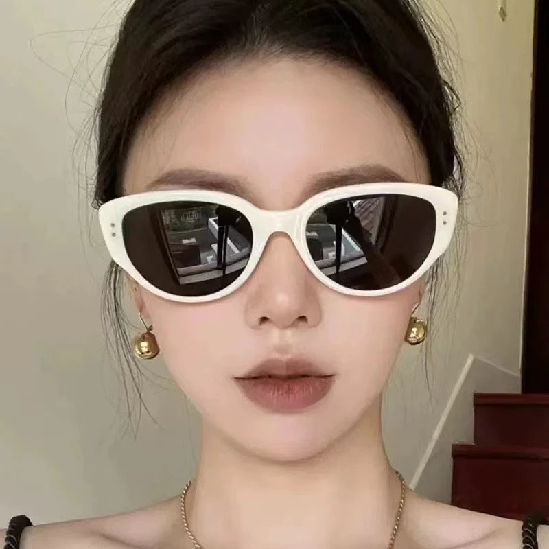 新上猫眼高级感太阳镜女款大脸显瘦素颜神器墨镜防紫外线太阳眼镜