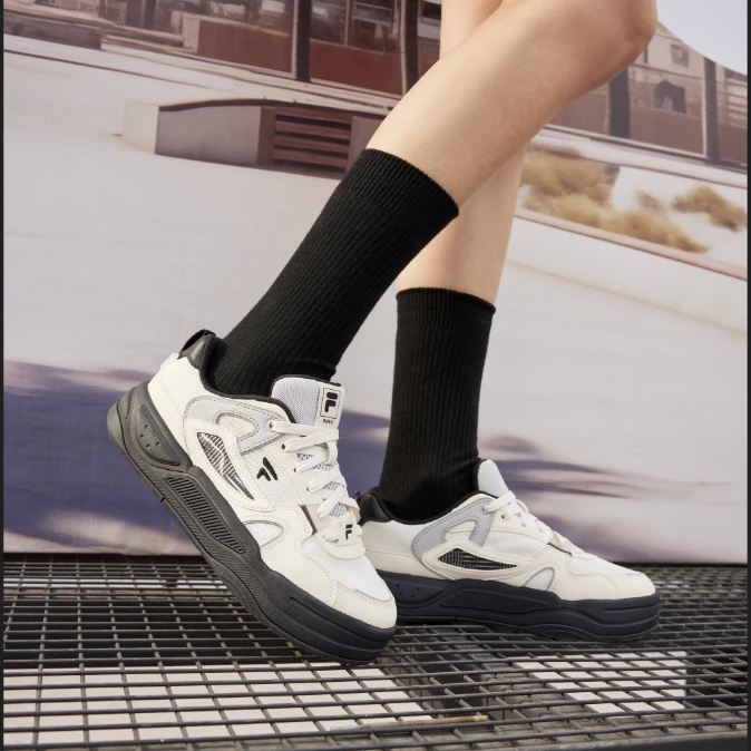 Fila/斐乐【BANKins2代】高能感夏季时尚低帮增高女鞋T12W422304F