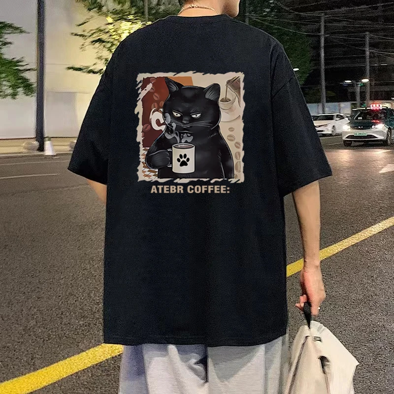 纯棉短袖t恤男女夏装宽松大码ins潮牌美式休闲半袖上衣学生青少年