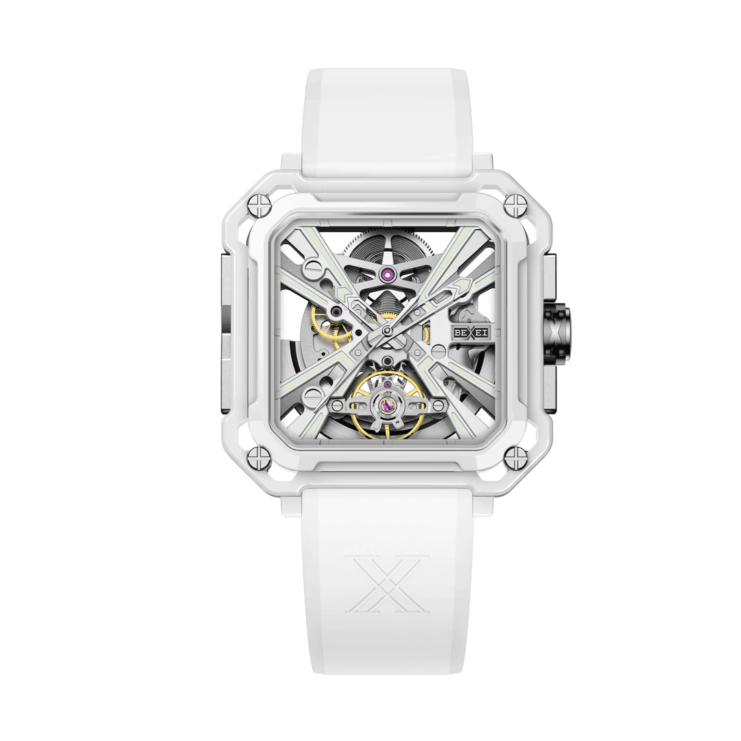 【国潮】BEXEI/彼赛陶瓷系列男女同款全自动机械表