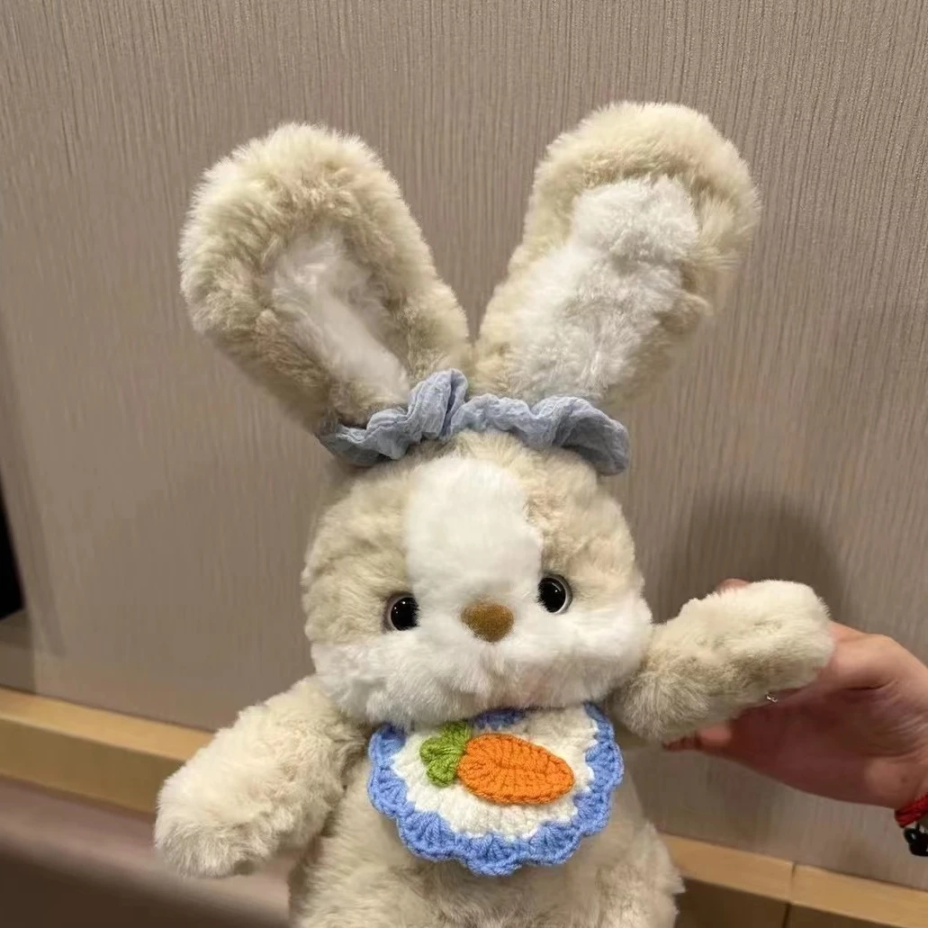 可爱的晚安兔子毛绒玩偶公仔可爱睡觉抱枕陪睡公仔生日礼物送女孩