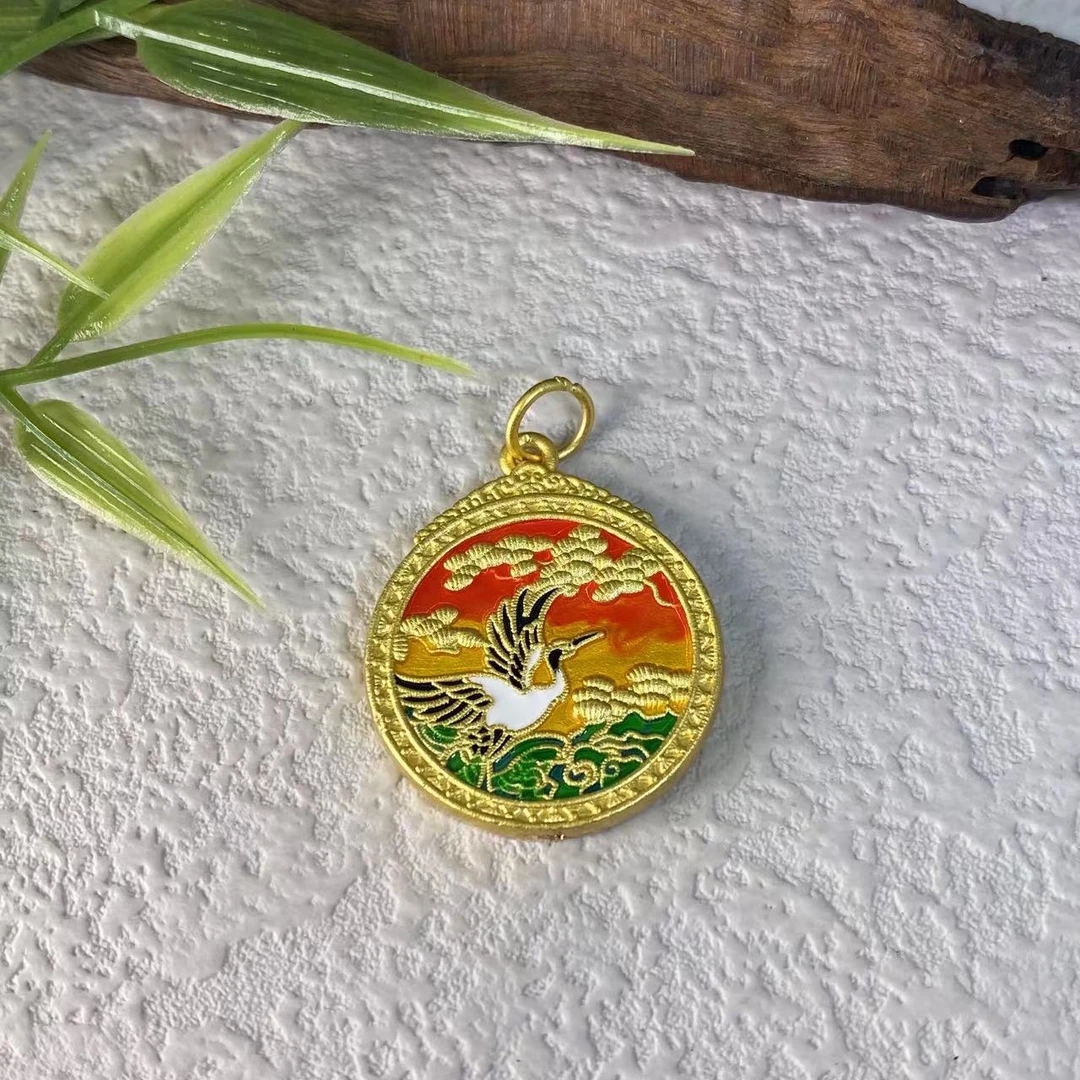 足银银制品 【铭记珠宝】足银吊坠20-DM34H28【约25mm】