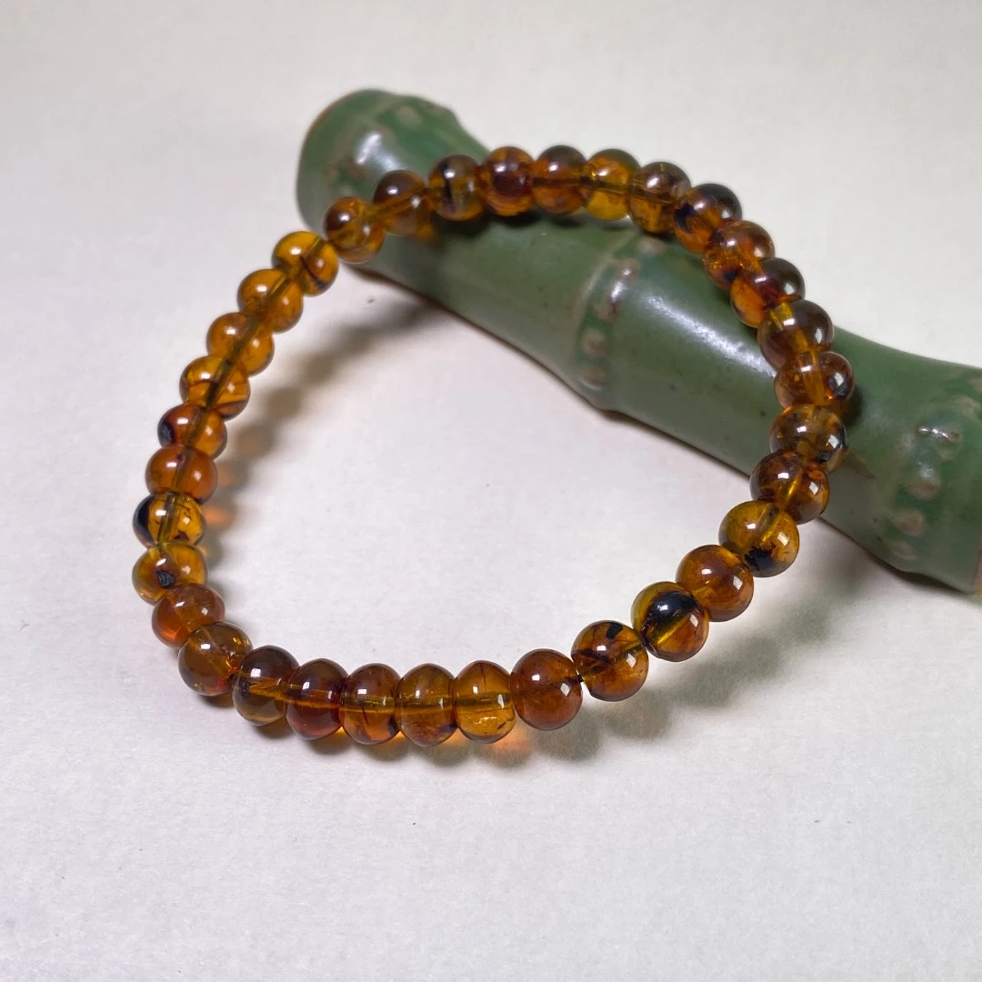 【铭记珠宝】琥珀单圈手串29-DM244H10【多样性发一件】