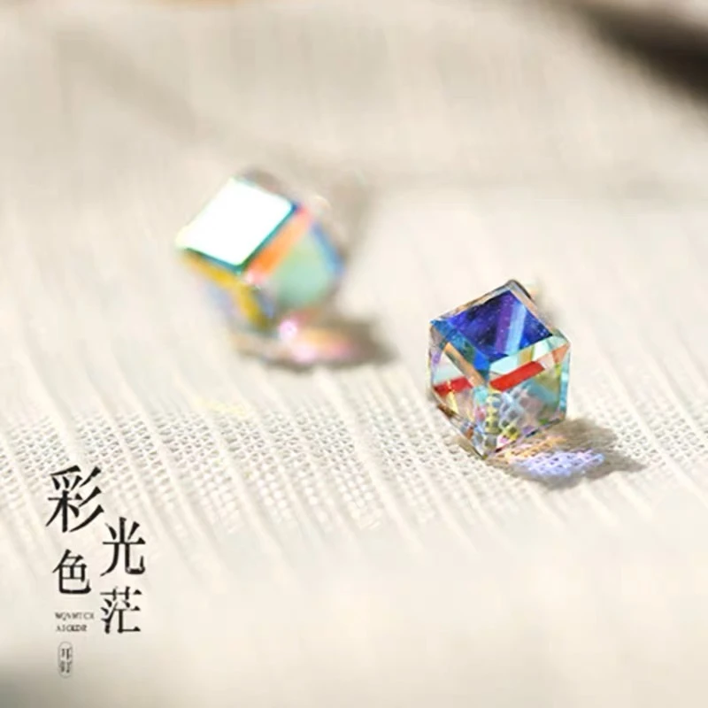 铜合金莫桑石耳饰 饰品直播间领号备注