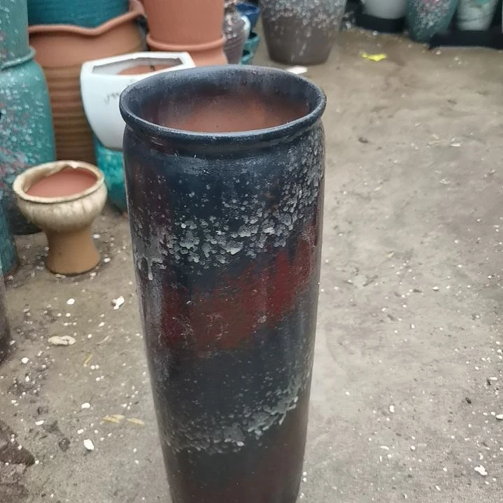 红陶20CM以下口14高42瑕疵