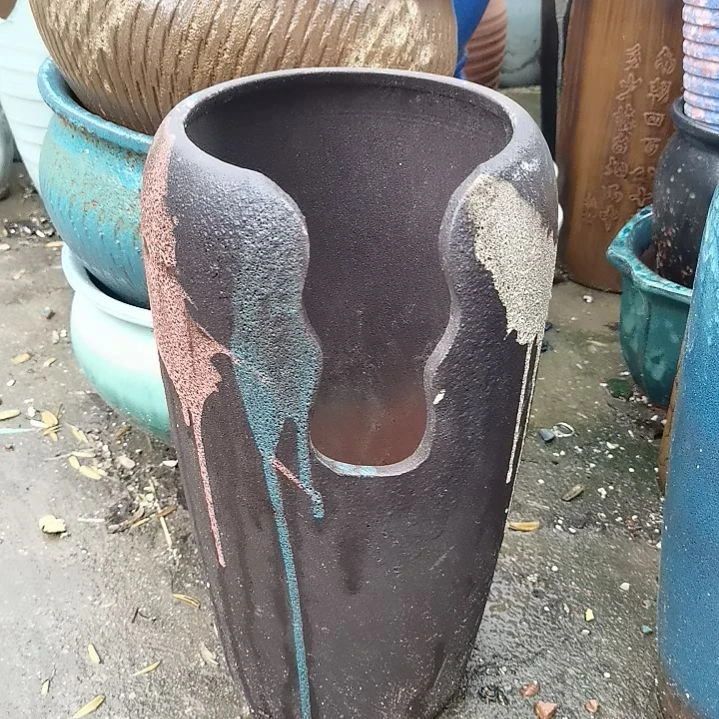 红陶20CM以下口18高38瑕疵