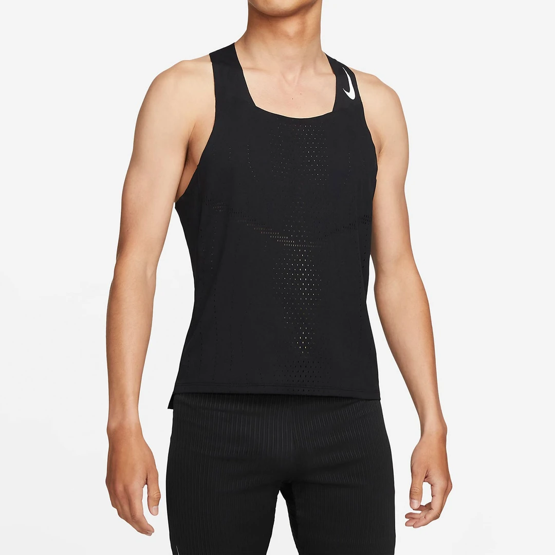 Nike耐克正品新款男款男士跑步紧身衣服背心无袖T恤DM4625-010