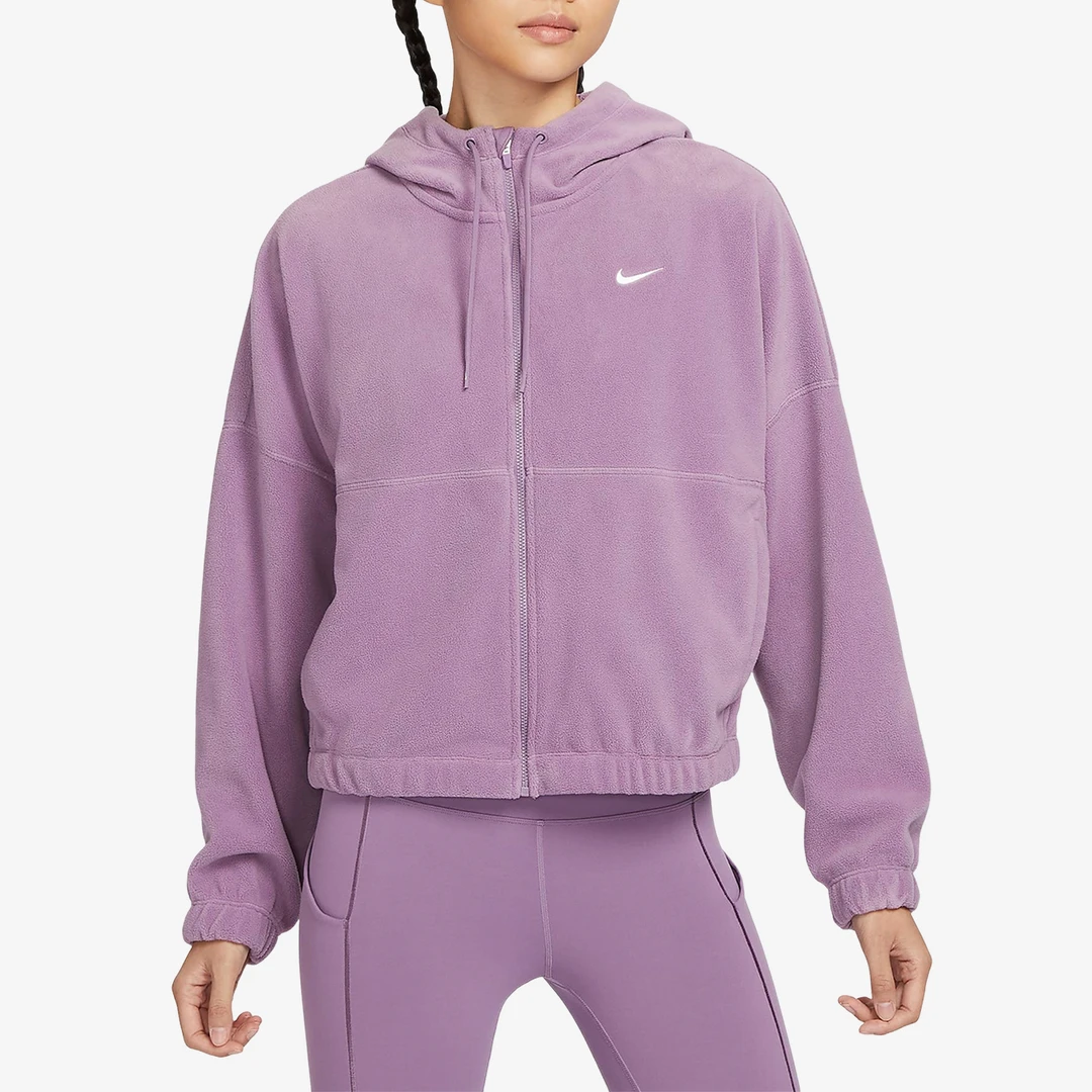 Nike耐克正品Therma-FIT One女子摇粒绒连帽外套FB5639-536