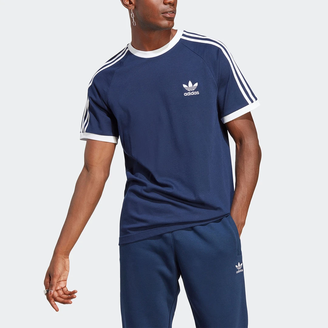 Adidas阿迪达斯正品2023夏新款三叶草男子运动短袖T恤IA4850