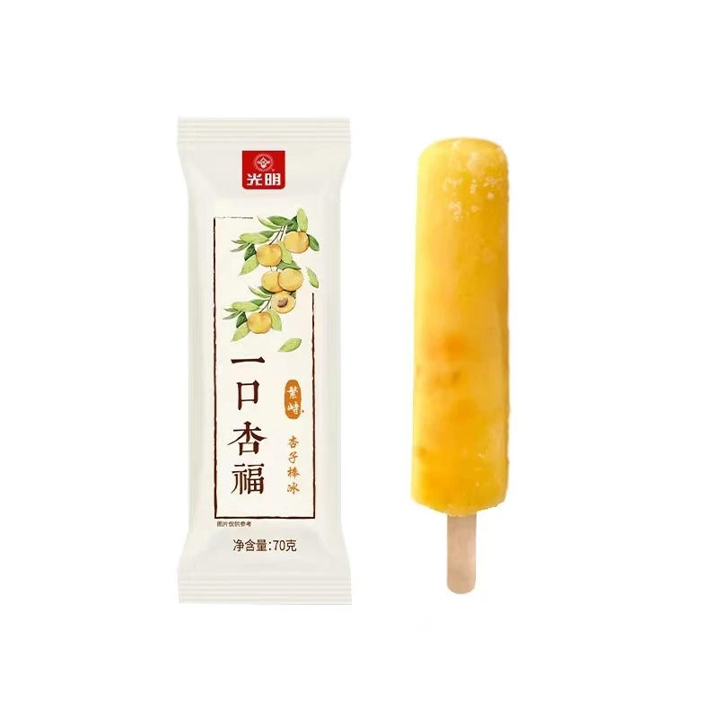 光明 一口杏福柿子冰棒 70g
