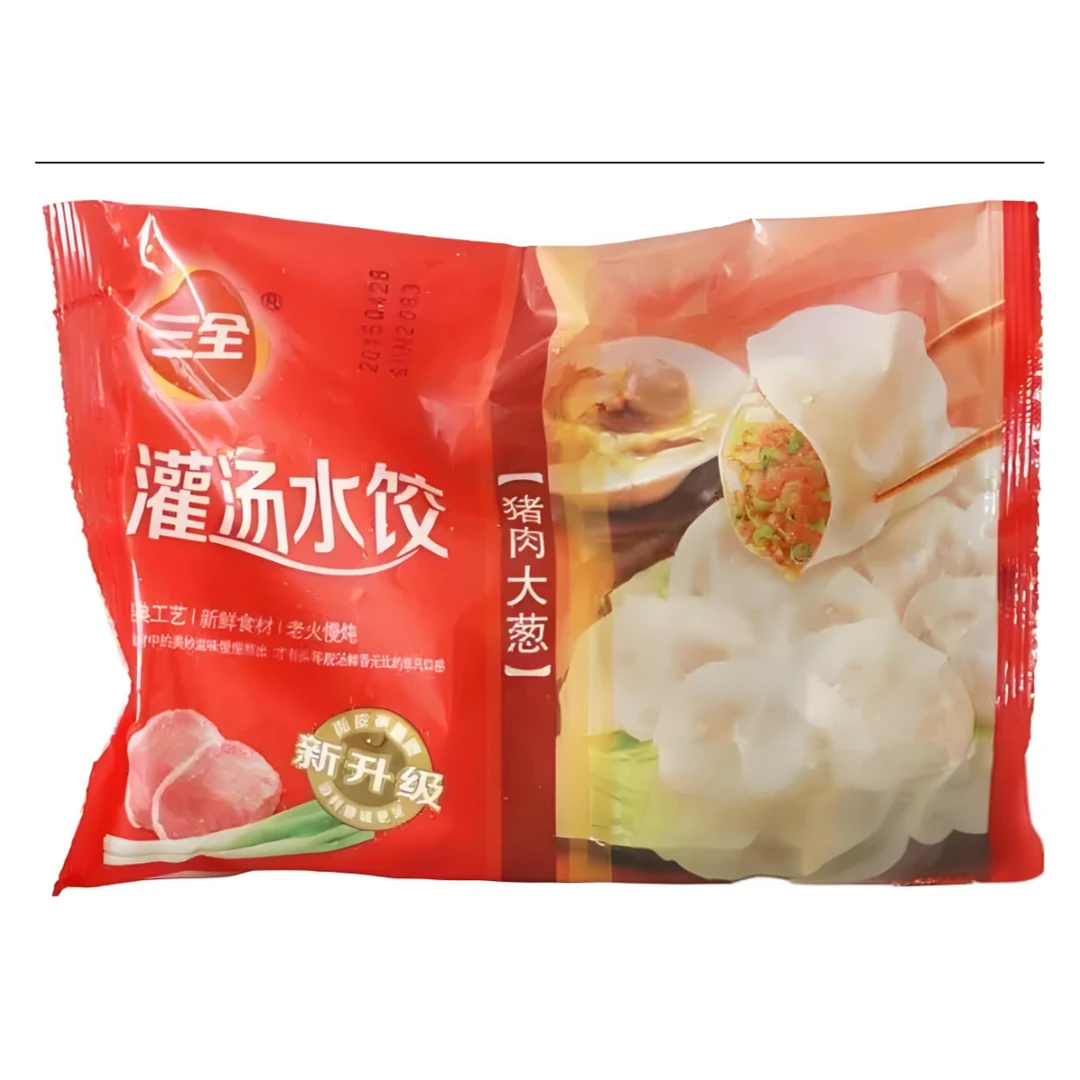 三全猪肉大葱饺子455g