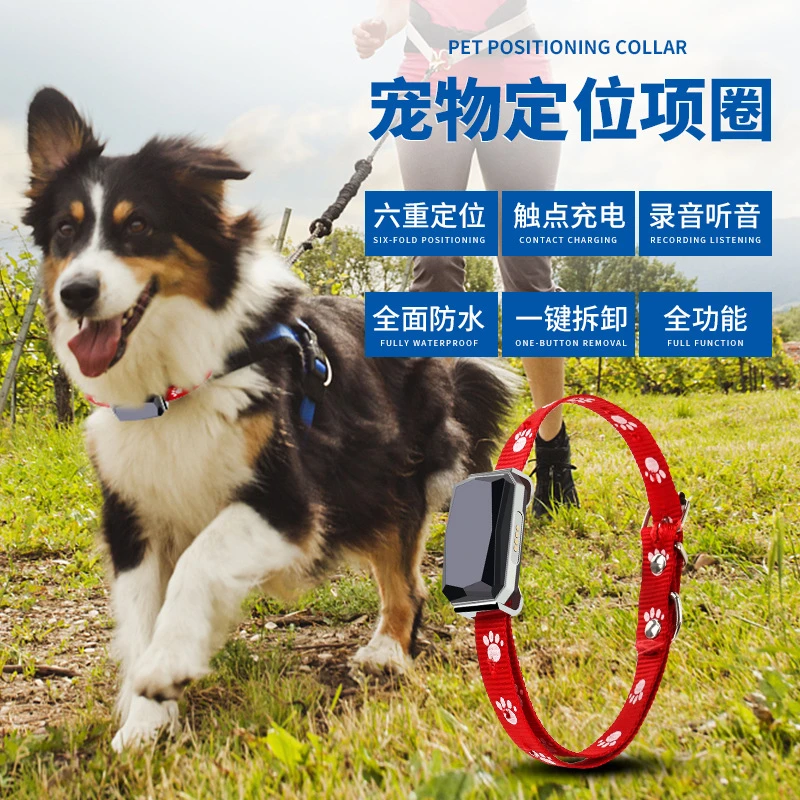 狗狗GPS定位器全球宠物防丢挂脖随身防水多功能猫咪电子追踪精准