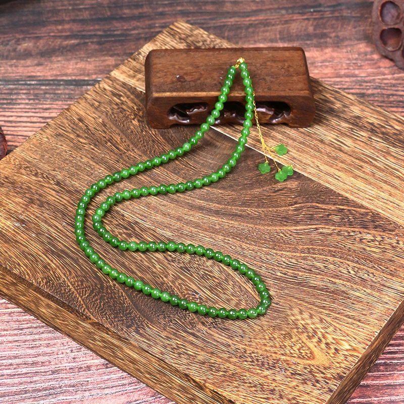 【缅玉世珍】和田玉项链【5322PAM】