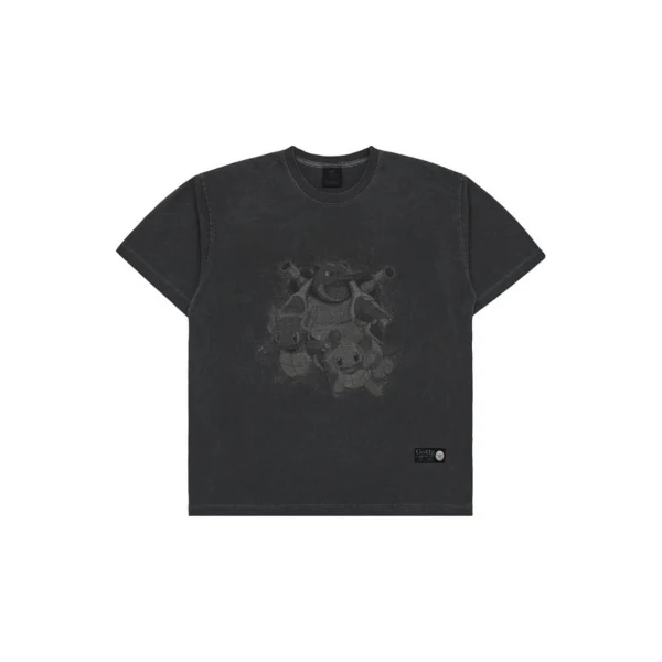 ADLV 印花短袖直筒T恤  宝可梦联名  男女同款  S110宽松