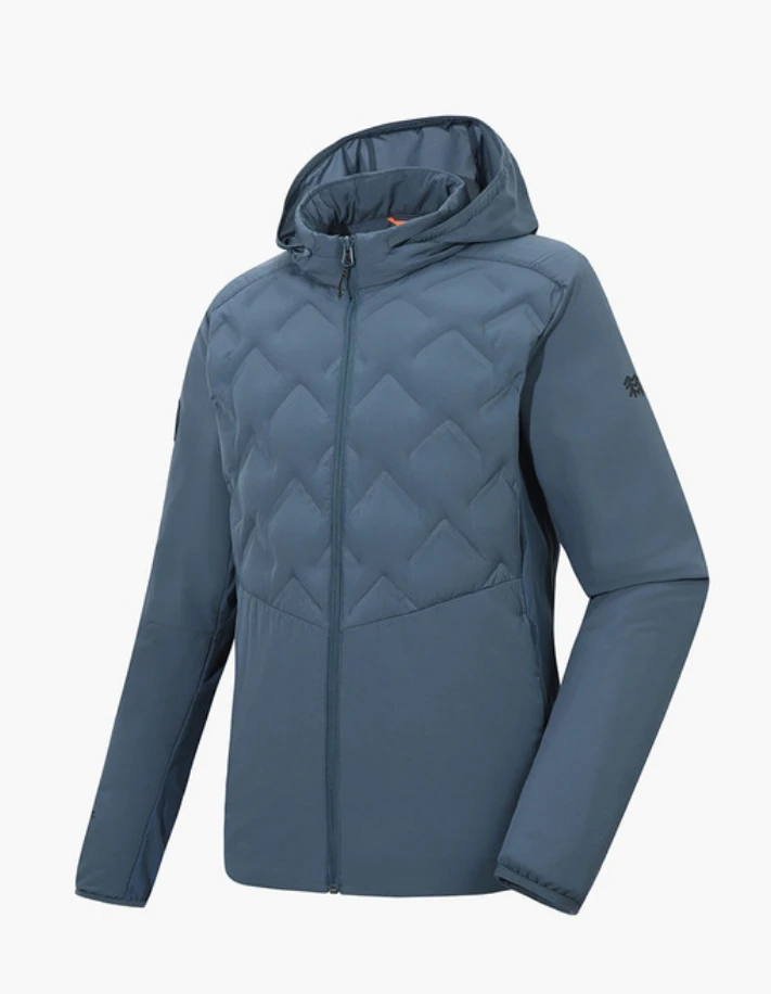 KOLON SPORT可隆男款户外休闲衣轻量保暖露营运动棉夹克外