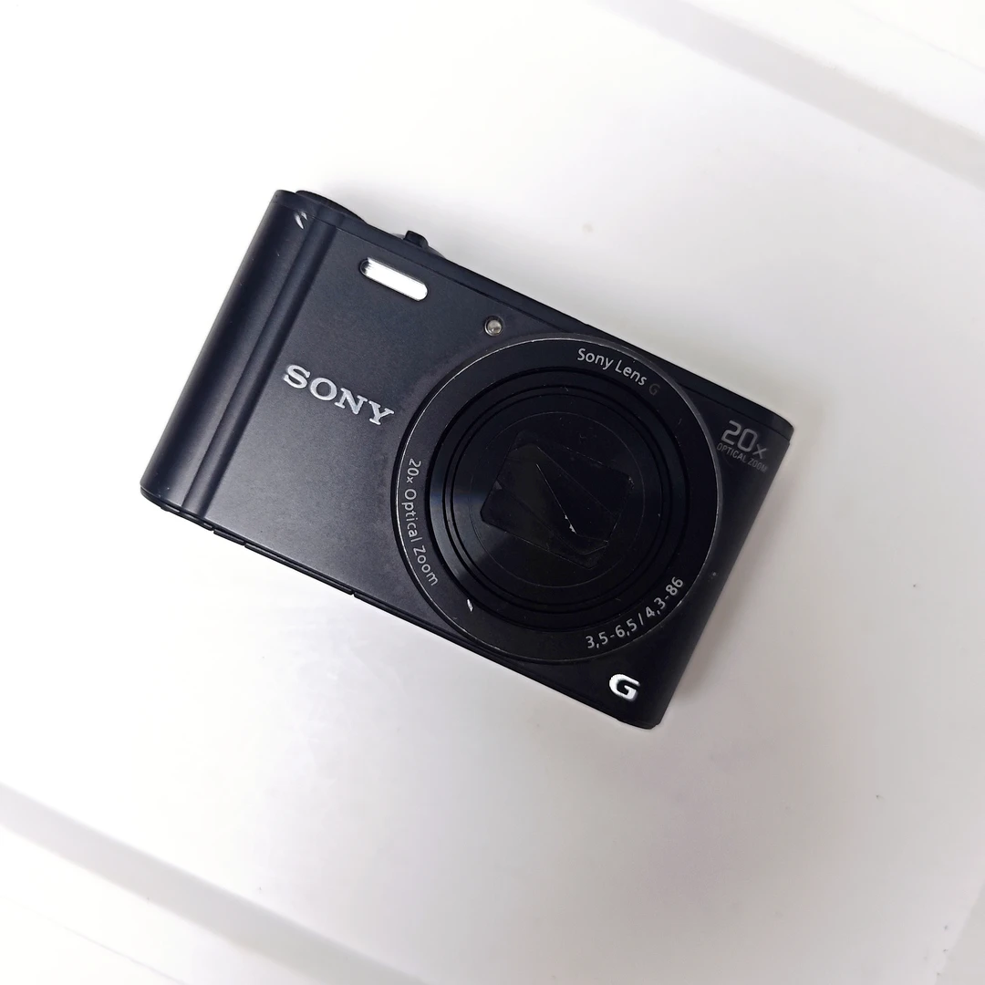 9新 Sony/索尼 wx350 中文屏幕微瑕 1820万像素20倍变焦 配件齐全