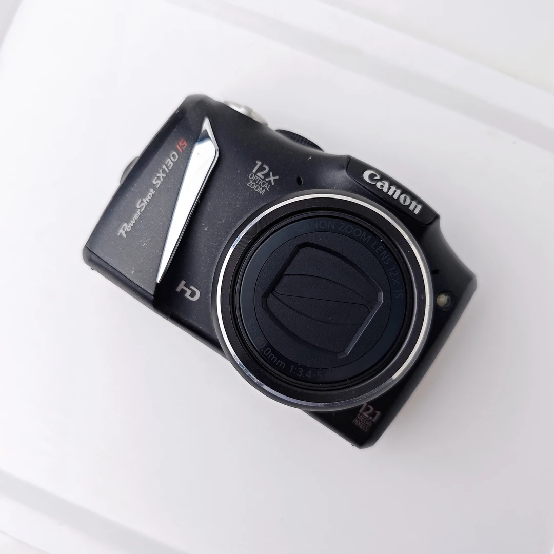 9新 Canon/佳能 sx130 1200万像素12倍变焦 冷白皮配件齐全