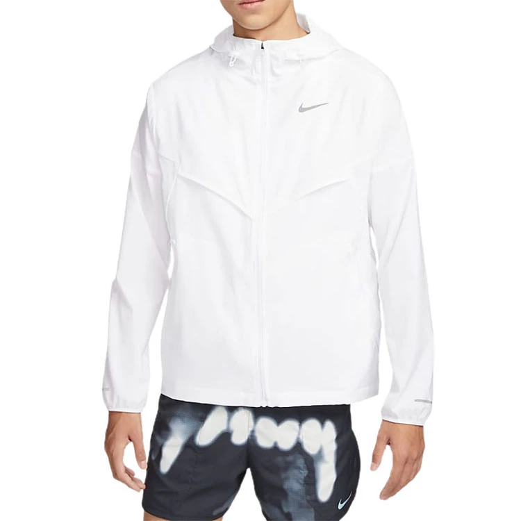 耐克/NIKE男子跑步训练反光透气连帽运动夹克外套 FB7541100 #HB