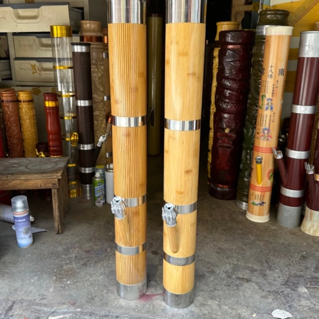【竹子】破竹天然竹子烟筒大号78cm口径9cm