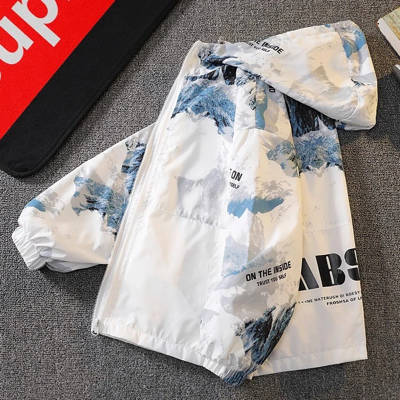 男童夏装防晒服薄款外套2024新款中大童儿童夏季透气男孩防晒衣潮