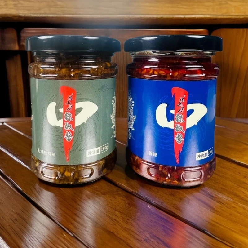 豫山里人辣椒酱下饭菜拌饭酱拌面拌饭辣椒酱精选调味酱蘸料