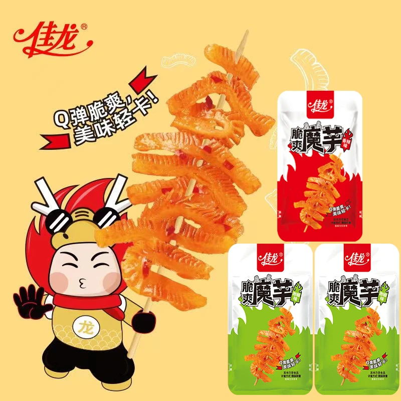 佳龙魔芋爽素毛肚香辣麻辣魔芋丝辣条小零新鲜办公香口味爽口好吃
