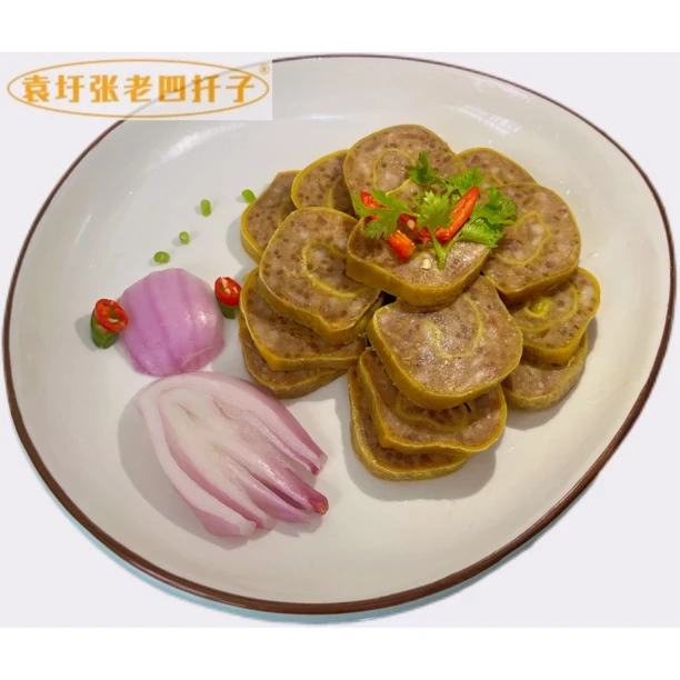 宿州徐州特产萧县张老四扦子让菜瓤菜卷煎肉蛋卷卷千子大席