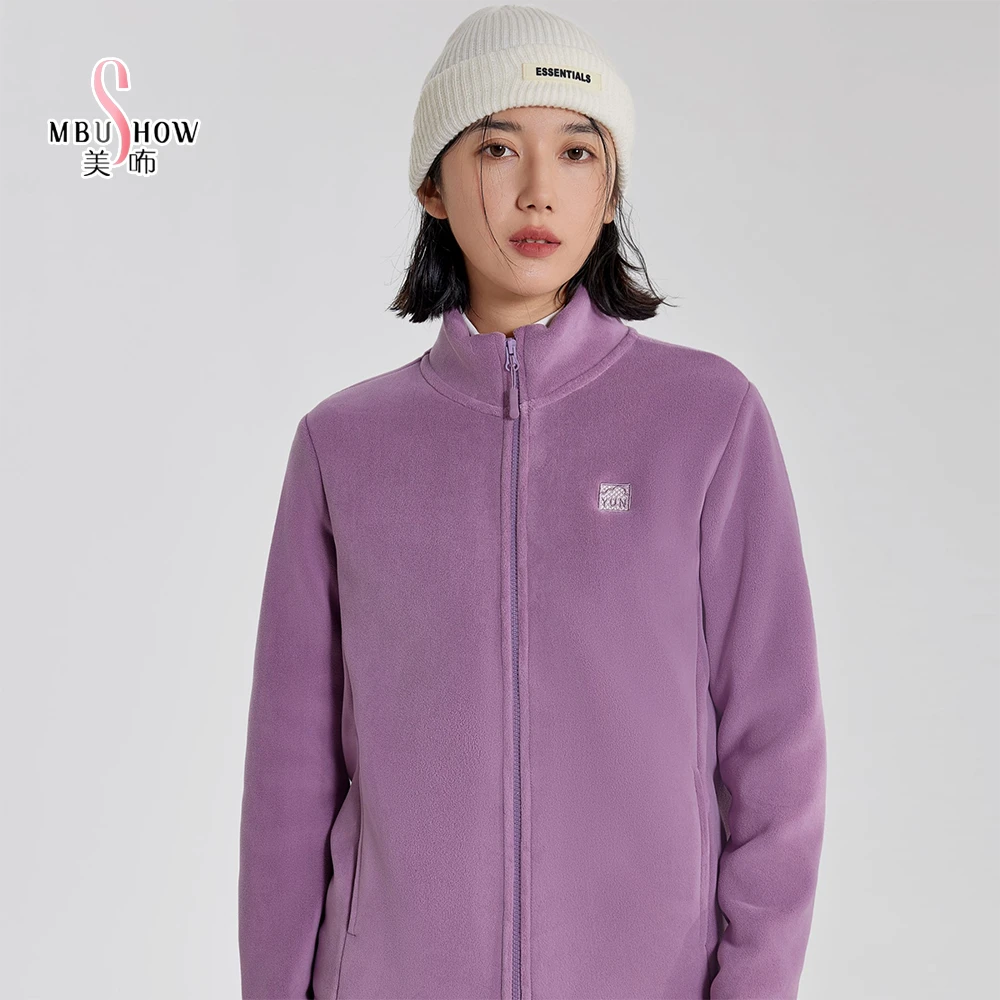 美咘秋冬季新款升级版加绒加厚保暖防风女士户外运动云感外套2070