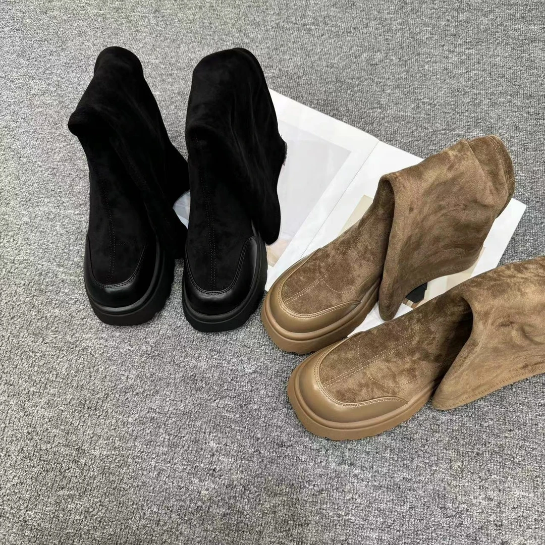 【周周家】X2767濮院秋季靴子女士休闲时尚街头风