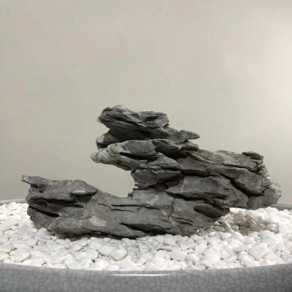 中国名石-青龙石英石庭院鱼缸假山摆件-造景奇石 原产地广东英德