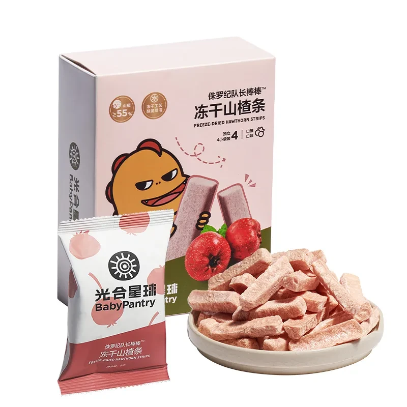 冻干山楂条carebaby星球光合冻干山楂条儿童休闲零食酸甜开胃20g