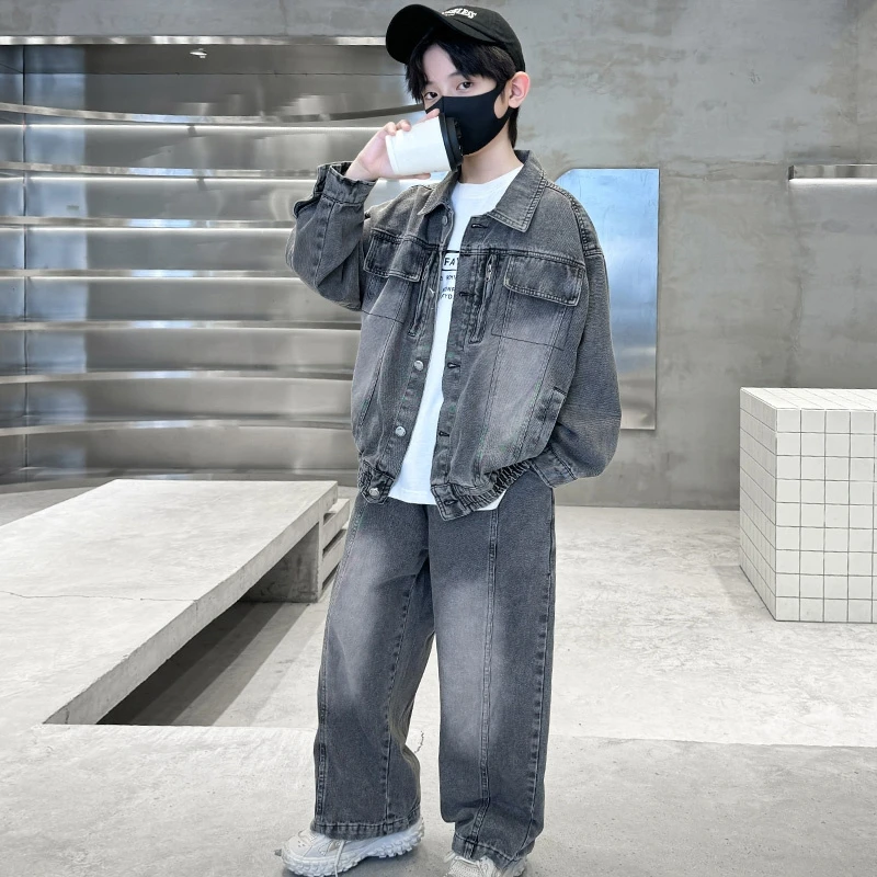 男童秋装卫衣套装2024新款春秋款中大童男孩秋季儿童百搭