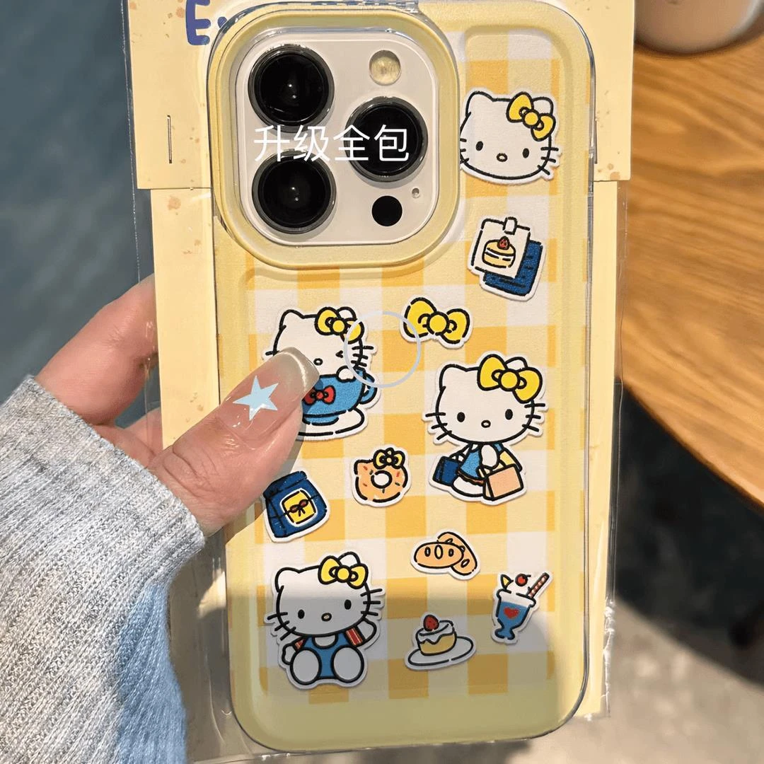 购物kt猫适用iphone15pro手机壳苹果13/14/12/11小米vivo华为oppo