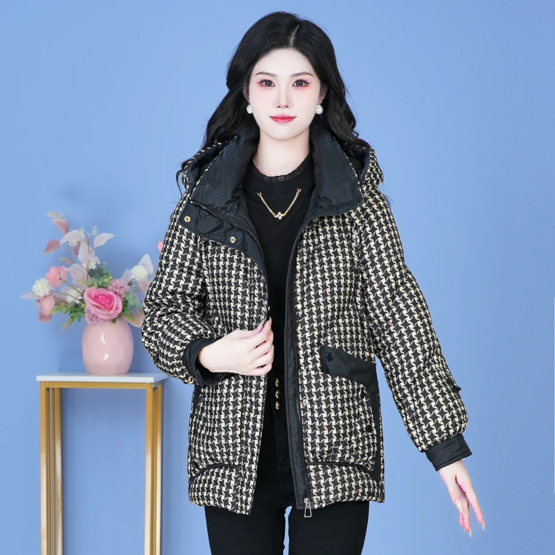 【SJYE5578】秋冬新款时尚洋气宽松保暖加厚显瘦羽绒服