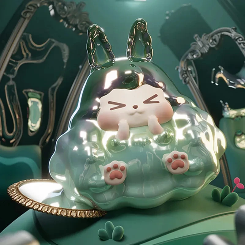 kiki幻影系列盲盒渐变炫彩电镀手办模型摆件