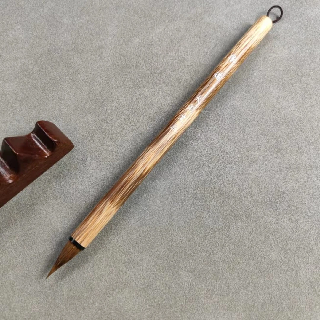 【狼道】笔杆微瑕 狼毫鸡距笔 出锋2.4 口径0.85 杆长19  小楷 勾线