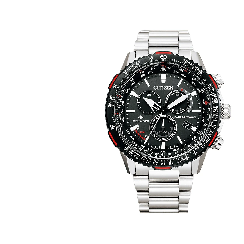 Citizen/西铁城光动能电波PROMASTER防水运动商务男表 CB5001-57E