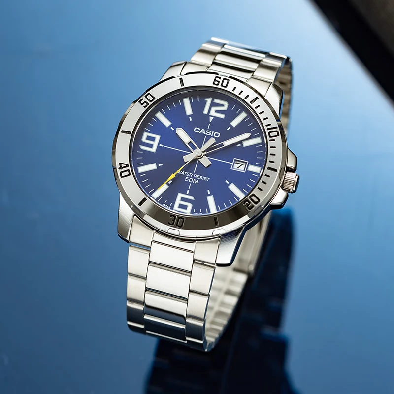 卡西欧 剑鱼水鬼海洋之心 商务复古休闲百搭经典指针石英时尚男表