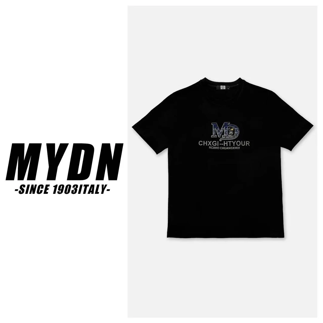 【MYDN】24年新款 MD时尚百搭春夏流行圆领短袖T恤MY-5205