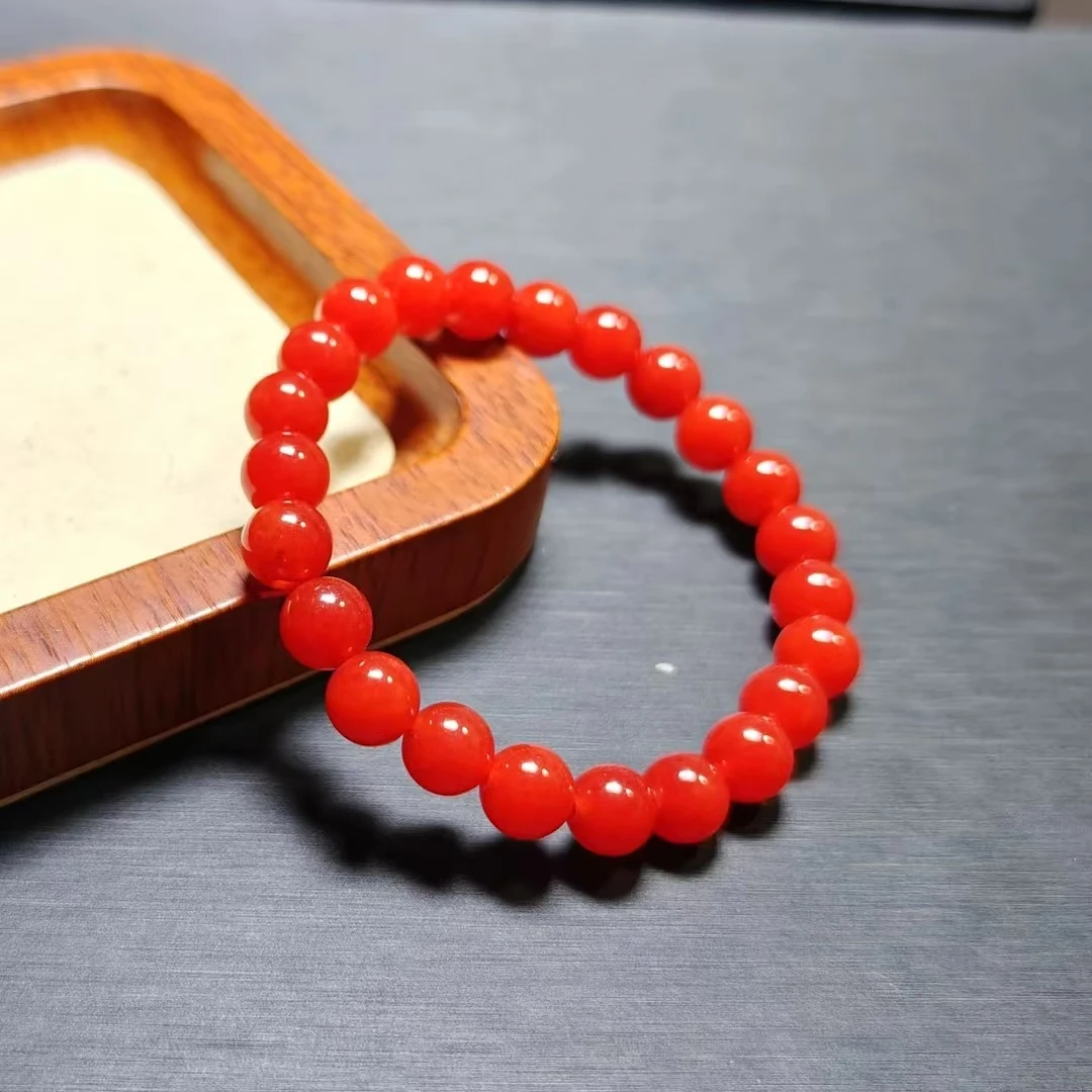 [停业清货]宝山杨柳料樱桃红8m手串-234-多样性发一